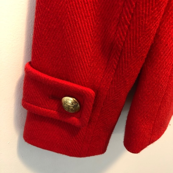 Red Talbots Peacoat - Picture 3 of 5